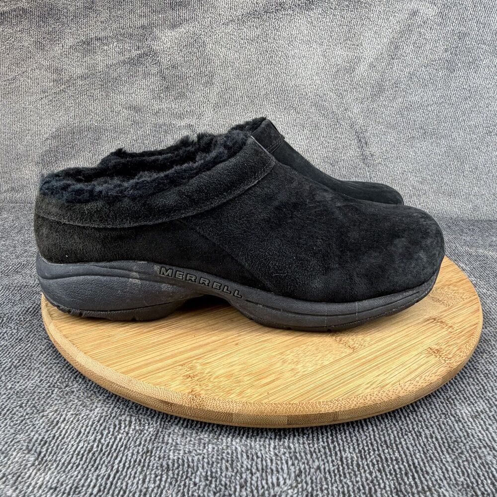 Merrell Primo Chill Slide Shoes Womens Size 10 Black Slip On Sneakers J63260